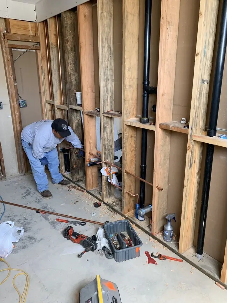 Commercial rough-in plumbing for Water Heater Replacement in Musellmans Crossing
